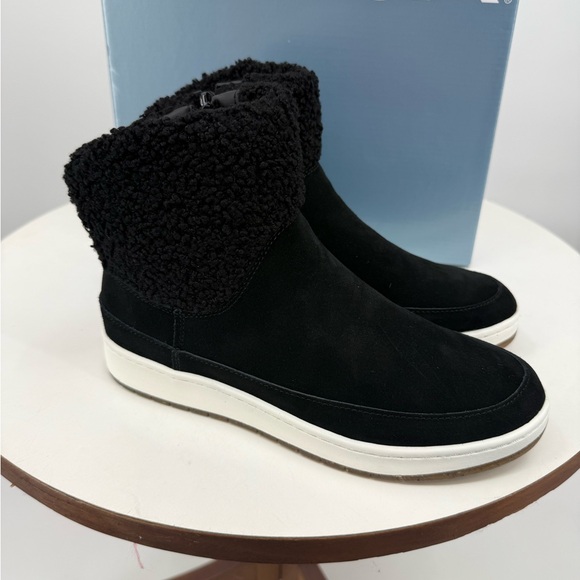 Aetrex Winnie Black Shearling Weatherproof Orthotic Arch Support PC400 Size 8.5 - Picture 5 of 15